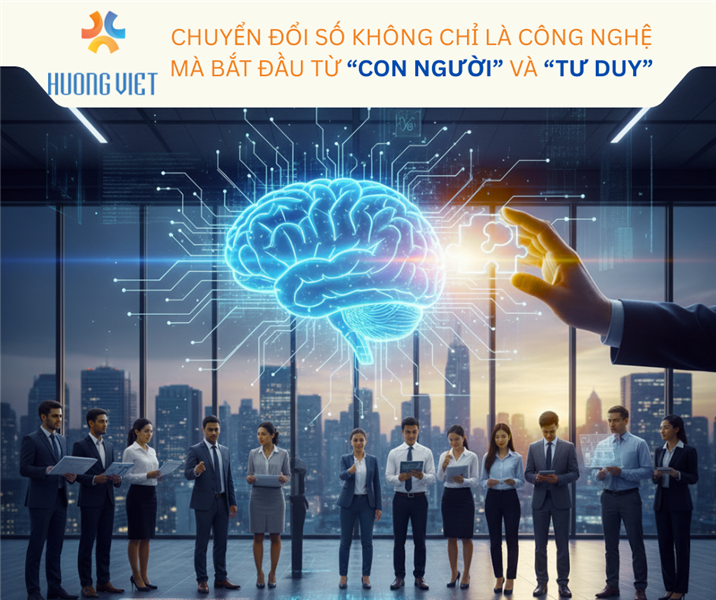 CHUYỂN ĐỔI SỐ CẦN BẮT ĐẦU TỪ CON NGƯỜI VÀ TƯ DUY